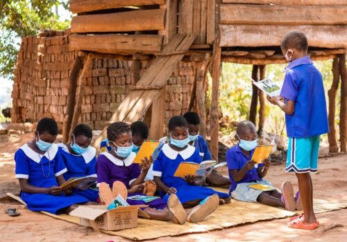 Phillip is happy to help his friends read and write. He says since his mother started helping him read during the pandemic, he has been helping his friends learn.
"By learning together, we encourage each other and we also have fun", said Phillip.