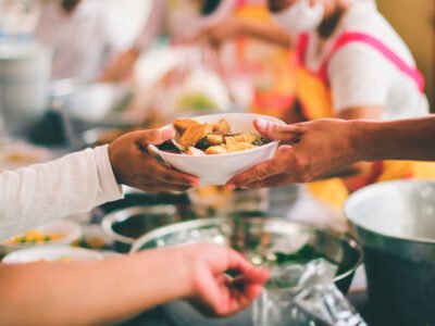 Volunteers,Giving,Food,To,Poor,People:,The,Concept,Of,Food