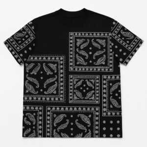 Men’s Charcoal Black Designed Half Sleeves Shirt & Half Trouser Set