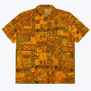 Men’s Yellow Half Sleeves Shirt & Half Trouser Set